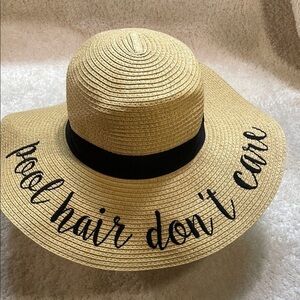 C.C Pool Hair Floppy Weave Hat UPF 50+